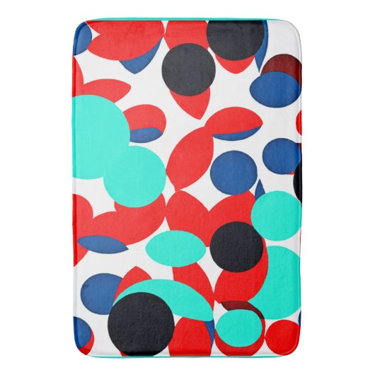 Dynamisch patroon van de kleurenspelstijl badmat (Voorkant Verticaal)