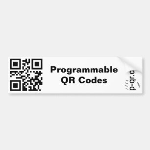 Dynamisch programmeerbare Bumpersticker