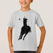 Dynamisch rennend paard t-shirt (Voorkant)
