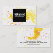 Dynamisch | Spatter III Visitekaartje (Voorkant / Achterkant)