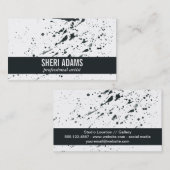 Dynamisch | Spatter Visitekaartje (Voorkant / Achterkant)