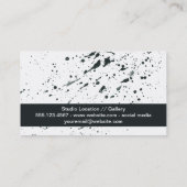 Dynamisch | Spatter Visitekaartje (Achterkant)