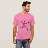 Dynamisch Sportactieontwerp T-shirt (Voorkant volledig)