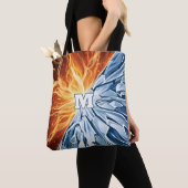 Dynamisch Vuur en IJs Element Tote Bag (Dichtbij)
