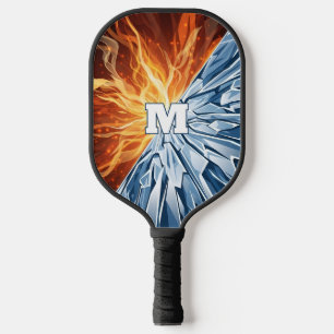 Dynamisch Vuur en IJs Elementair  Pickleball Paddle
