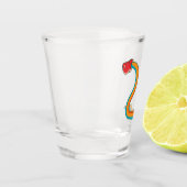 Dynamisch wijzen Hand Shot Glas (Links)