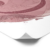 Dynamisch Zilver HAPPY FACE Print (Hoek)