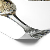 Dynamisch Zilver PROOST OP GOEDE GEZONDHEID Poster (Hoek)