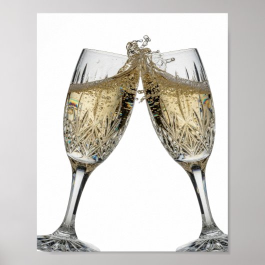 Dynamisch Zilver PROOST OP GOEDE GEZONDHEID Poster (Voorkant)