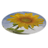 Dynamisch Zonnebloemsnijvlak Snijplank (Hoek)