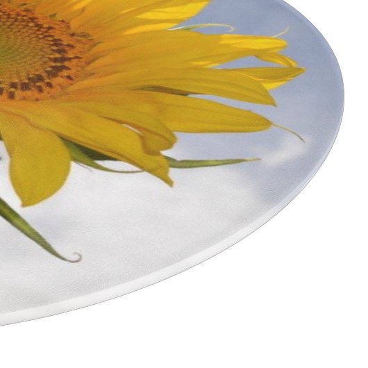 Dynamisch Zonnebloemsnijvlak Snijplank (Hoek)