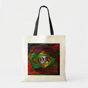 Dynamische aansluitingen Abstracte Art Monogram Ba Tote Bag