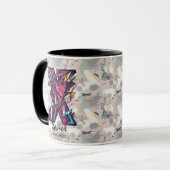 Dynamische Abstract Monogrammok - X voor Xavier Mok (Voorkant links)