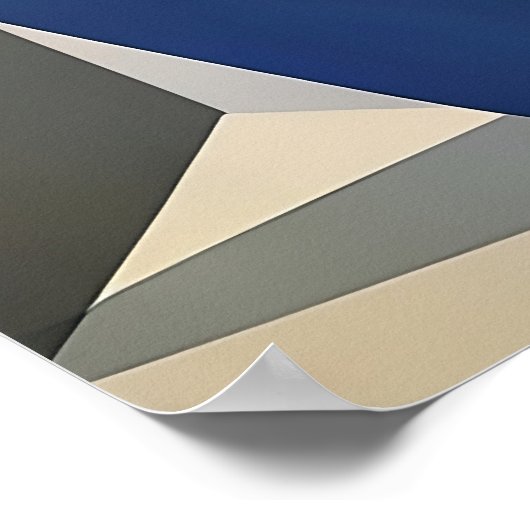 Dynamische Abstracte Architectuur Poster (Hoek)