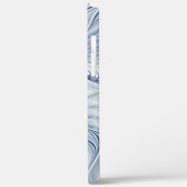 Dynamische Abstracte blauwe tinten Fractal Art Case-Mate iPhone Case (Achterkant / Links)
