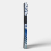 Dynamische Abstracte blauwe tinten Fractal Art Case-Mate iPhone Case (Achterkant / Rechts)