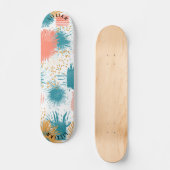 Dynamische Abstracte Burst Pattern Skateboard Deck (Voorkant)