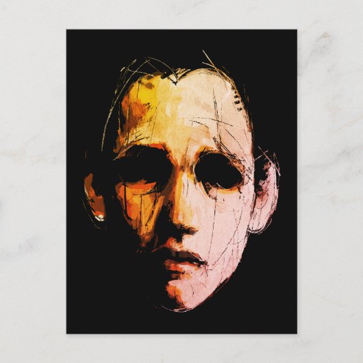 Dynamische Abstracte Energie – Moderne Expressie Briefkaart (Voorkant)