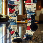 Dynamische Abstracte Sokken met oceaan en geometri