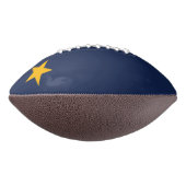 Dynamische Alaska State Flag Graphic op a American Football (Gedraaid 90)