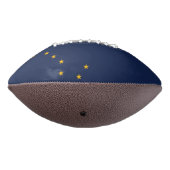 Dynamische Alaska State Flag Graphic op a American Football (Gedraaid 270)