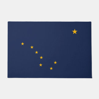 Dynamische Alaska State Flag Graphic op a Deurmat