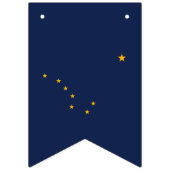 Dynamische Alaska State Flag Graphic op a Vlaggetjes (Tweede vlag)