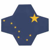 Dynamische Alaska State Flag Graphic op a Voetbal (Enkel)
