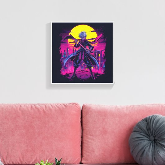 dynamische anime canvas afdruk (Insitu (Woonkamer))