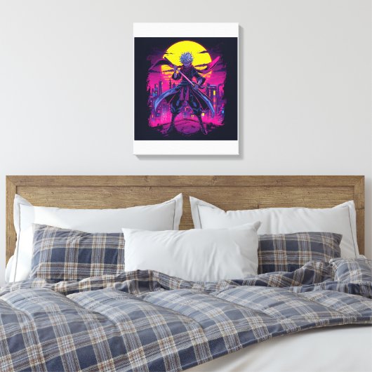 dynamische anime canvas afdruk (Insitu (Slaapkamer))
