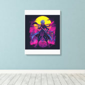 dynamische anime canvas afdruk (Insitu (Houten vloer))