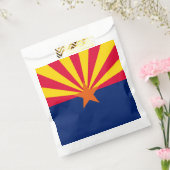 Dynamische Arizona State Flag Graphic op a Bedankzakje (Gezegeld)