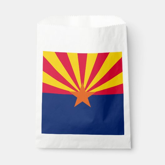 Dynamische Arizona State Flag Graphic op a Bedankzakje (Voorkant)