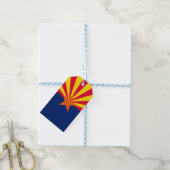Dynamische Arizona State Flag Graphic op a Cadeaulabel (Met Touw)