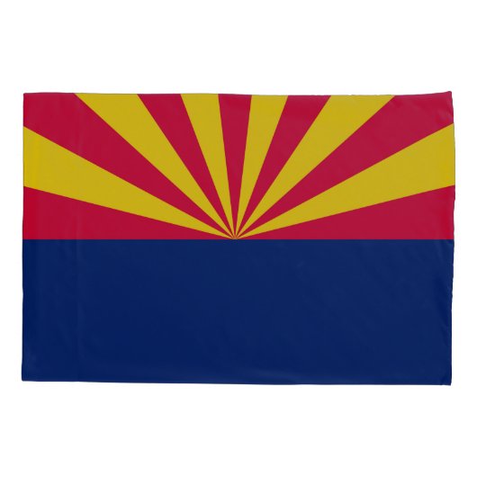 Dynamische Arizona State Flag Graphic op a Kussensloop (Achterkant)