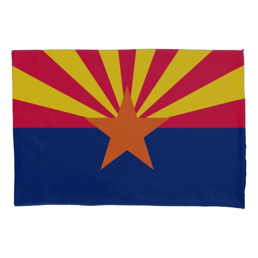 Dynamische Arizona State Flag Graphic op a Kussensloop (Voorkant)