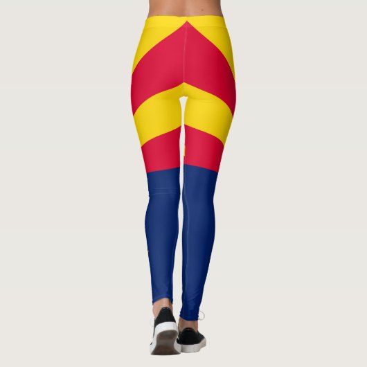 Dynamische Arizona State Flag Graphic op a Leggings (Achterkant)