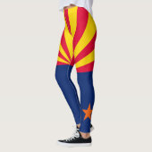 Dynamische Arizona State Flag Graphic op a Leggings (Links)