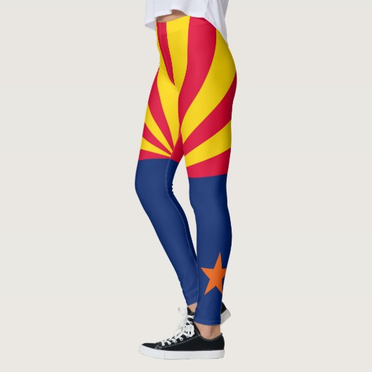 Dynamische Arizona State Flag Graphic op a Leggings (Links)