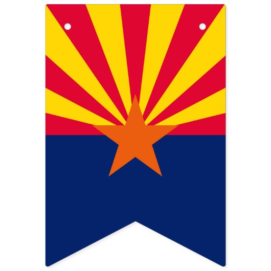 Dynamische Arizona State Flag Graphic op a Vlaggetjes (Tweede vlag)