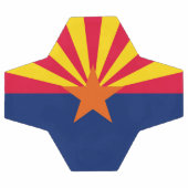 Dynamische Arizona State Flag Graphic op a Voetbal (Enkel)