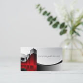 Dynamische balk grafische achtergrond visitekaartje (Staand voorkant)