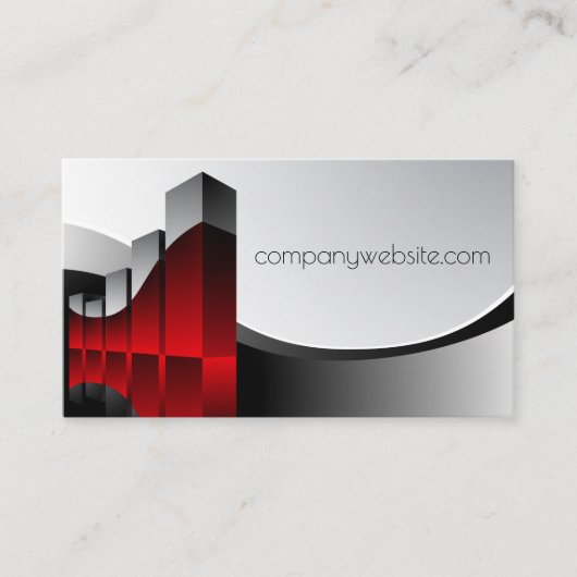 Dynamische balk grafische achtergrond visitekaartje (Voorkant)