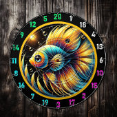 Dynamische Betta Dartboard Wall Art Dartbord