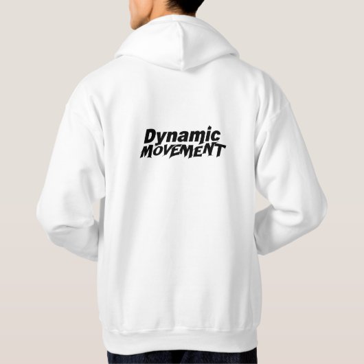 Dynamische bewegingslichamen hoodie (Achterkant)