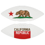 Dynamische California State Flag Graphic op een American Football (Panelen)