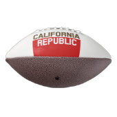 Dynamische California State Flag Graphic op een American Football (Gedraaid 270)
