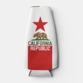 Dynamische California State Flag Graphic op een Flesjeskoeler (Voorkant)