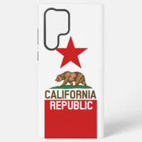 Dynamische California State Flag Graphic op een