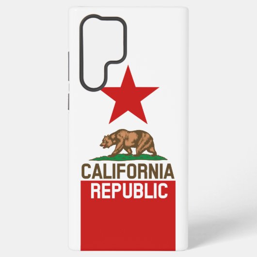 Dynamische California State Flag Graphic op een Samsung Galaxy Hoesje (Achterkant)